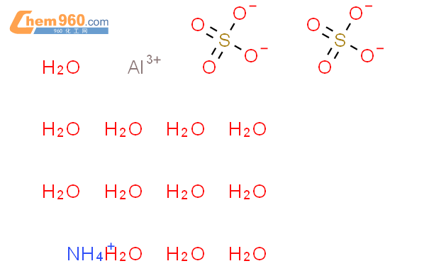 硫酸铝铵,十二水合物