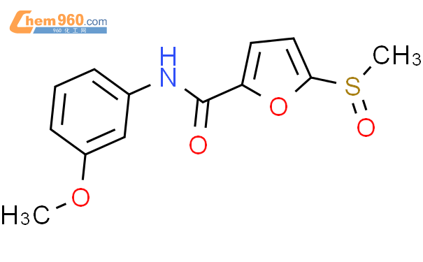 Furancarboxamide N Methoxyphenyl Methylsulfinyl Cas