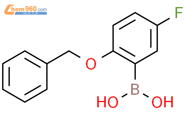 2-苄氧基-5-氟苯硼酸结构式图片|779331-47-4结构式图片