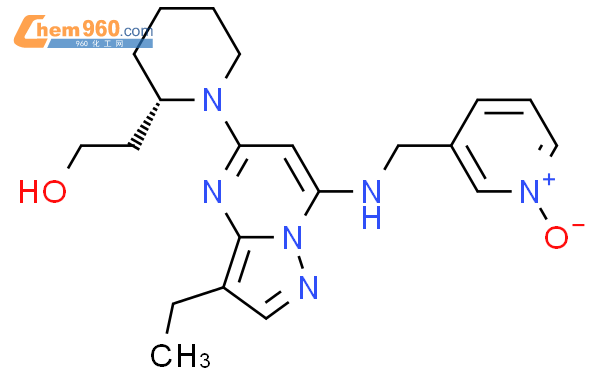 （2S)-1-[3-乙基-7-[[(1-氧代-3-吡啶基)甲基]氨基]吡唑并[1,5-a]嘧啶-5-基]-2-哌啶乙醇