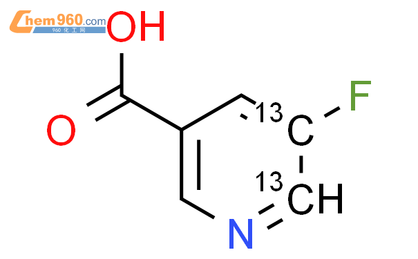 5-氟-3-吡啶-5,6-13c2-羧酸(9ci)