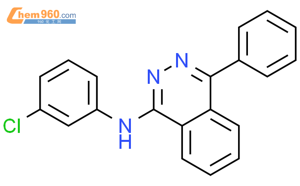 1-(3-氯苯胺基)-4-苯基酞嗪结构式图片|78351-75-4结构式图片