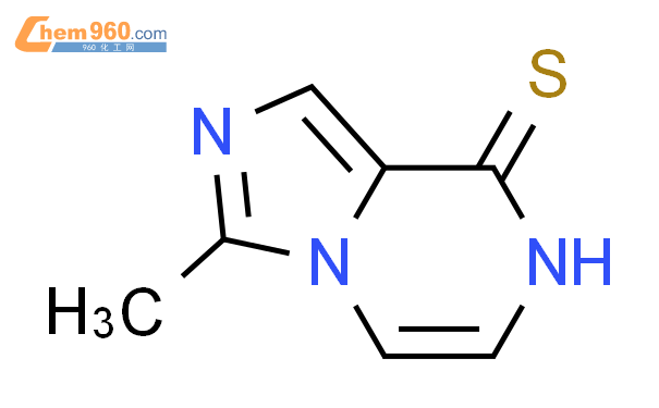 784082-29-7,(9ci)-3-甲基-咪唑并[1,5-a]吡嗪-8(7h)-硫酮化学式、结构式、分子式、mol、smiles – 960化工网