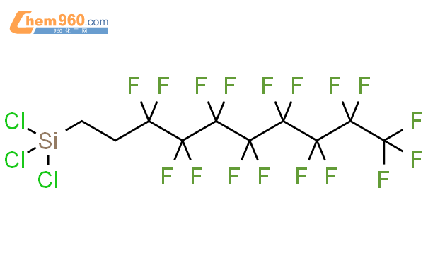 1H,1H,2H,2H-全氟癸基三氯硅烷结构式图片|78560-44-8结构式图片