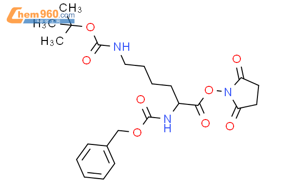 N6-[叔丁氧羰基]-N2-[苄氧羰基]-D-赖氨酸琥珀酰亚胺基酯