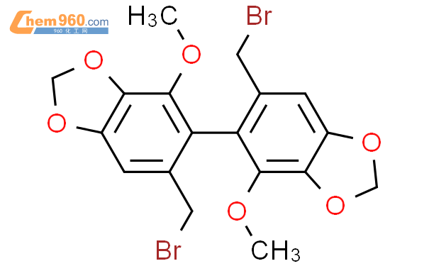 79279 11 155 Bi 13 Benzodioxole 66 Bisbromomethyl 44 Dimethoxy 化学式、结构式、分子式、mol 960化工网 