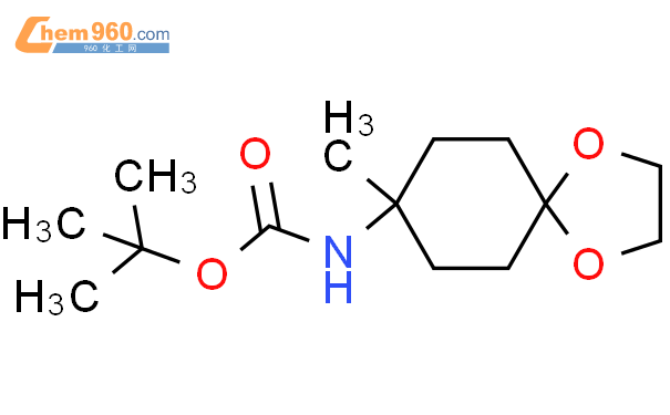 tert-butyl (8-methyl-1,4-dioxaspiro[4.5]decan-8-yl)carbamate