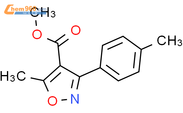 5-methyl-3-(4-methylphenyl)-4-Isoxazolecarboxylic acid methyl ester