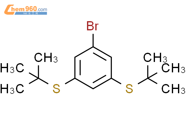 3,5-双(叔丁基硫代)-1-溴苯结构式图片|795274-44-1结构式图片