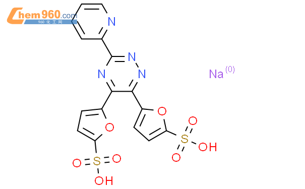 3-(2-吡啶基)-5，6-二(2-呋喃基)-1，2，4-三嗪-5'，5''-二磺酸 二钠盐