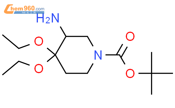 3-氨基-4,4-二乙氧基哌啶-1-羧酸叔丁酯