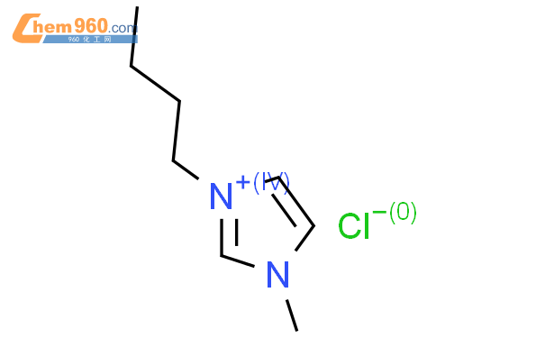 1-正-丁基-3-甲基咪唑氯化鎓结构式图片|79917-90-1结构式图片