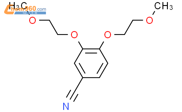 3,4-双(2-甲氧基乙氧基)苯腈