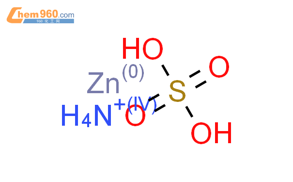 Sulfuric acid, ammonium zinc salt (3:2:1) (9CI)结构式图片|80418-29-7结构式图片