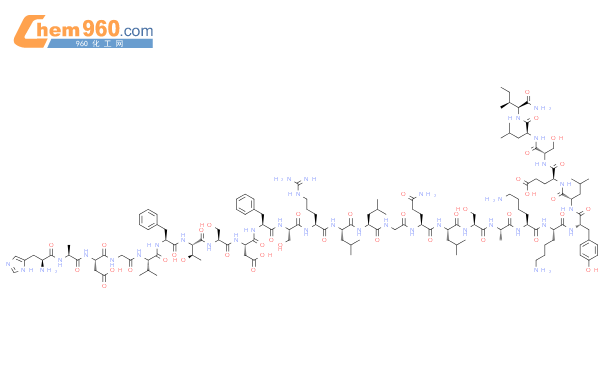 猪小肠二十七碳肽结构式图片|80458-29-3结构式图片