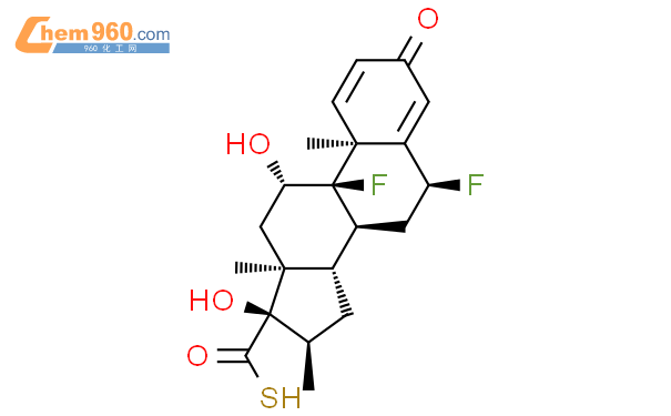 (6a,11b,16a,17a)-6,9-二氟-11,17-二羟基-16-甲基-3-氧代雄甾-1,4-二烯-17-硫代羧酸