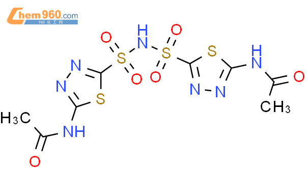 乙酰唑胺结构式图片
