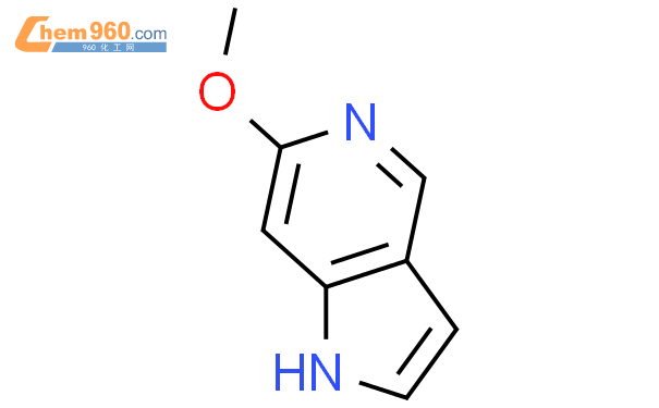 6-甲氧基-1H-吡咯并[3,2-c]吡啶结构式图片|80862-08-4结构式图片