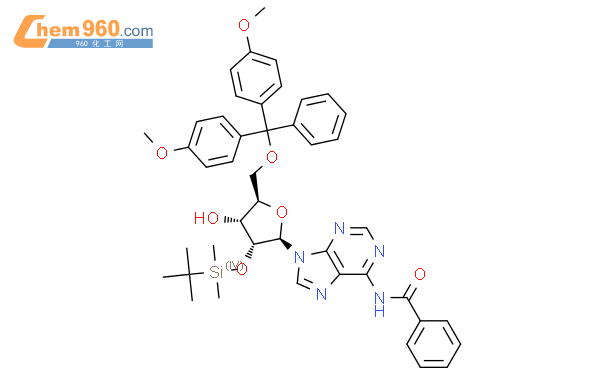 5'-o-(4,4'-二甲氧基三苯甲基)-2'-o-叔丁基二甲基硅基-N6-苯甲酰基腺苷