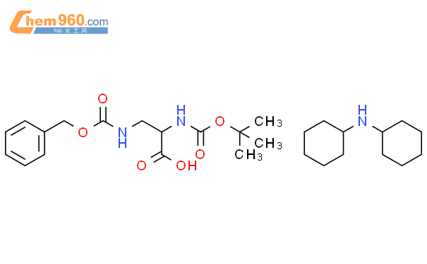 N-叔丁氧羰基-N'-苄氧羰基-D-2,3-二氨基丙酸二环己胺盐