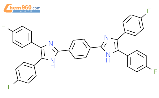 81557 40 6 1h Imidazole 2 2 1 4 Phenylene Bis[4 5 Bis 4 Fluorophenyl