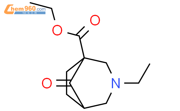 3-乙基-8-氧代-3-氮杂双环[3.2.1]辛烷-1-羧酸乙酯(9ci)