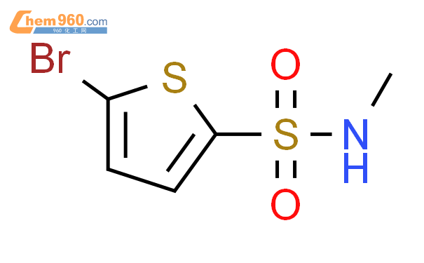 5-Bromo-N-methyl-2-thiophenesulfonamide结构式图片|81597-52-6结构式图片