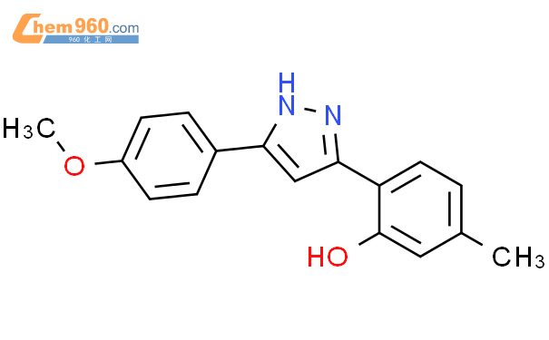 3-(2-hydroxy-5-methylphenyl)-5-(4-methoxyphenyl)pyrazole