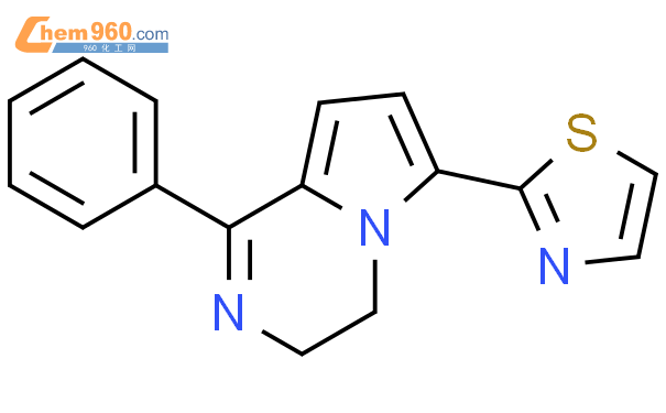 819814 87 4 Pyrrolo[1 2 A]pyrazine 3 4 Dihydro 1 Phenyl 6 2 Thiazolyl