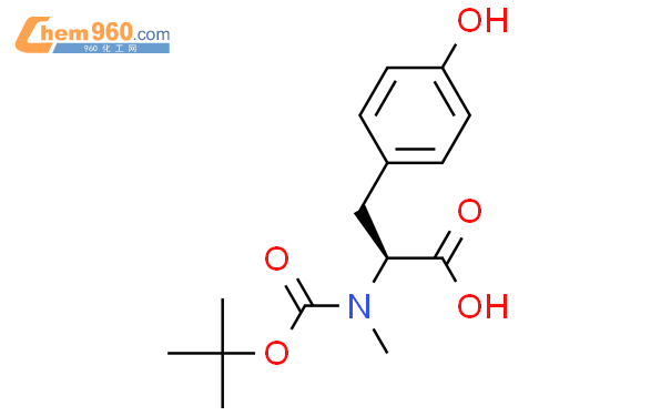 n叔丁氧羰基n甲基l酪氨酸结构式