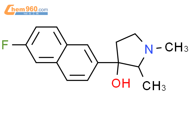 823178-82-1,3-Pyrrolidinol, 3-(6-fluoro-2-naphthalenyl)-1,2-dimethyl-化学 ...