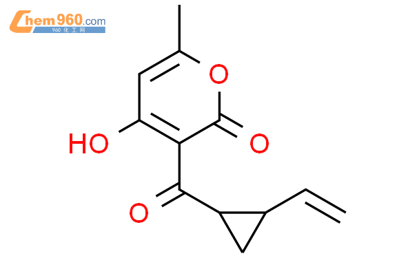 (9ci)-3-[(2-乙烯环丙基)羰基]-4-羟基-6-甲基-2H-吡喃-2-酮