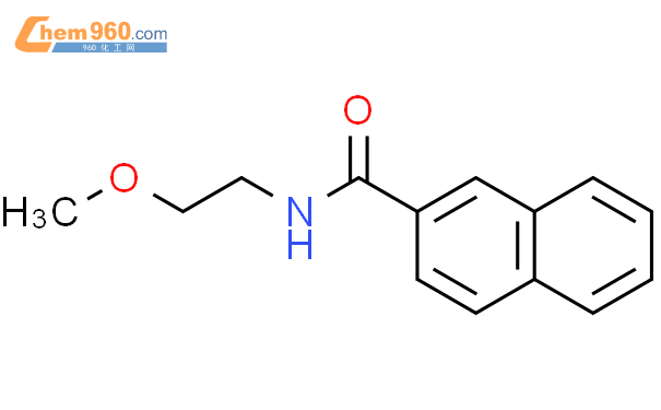 82408-27-3,2-Naphthalenecarboxamide, N-(2-methoxyethyl)-化学式、结构式、分子式、mol ...