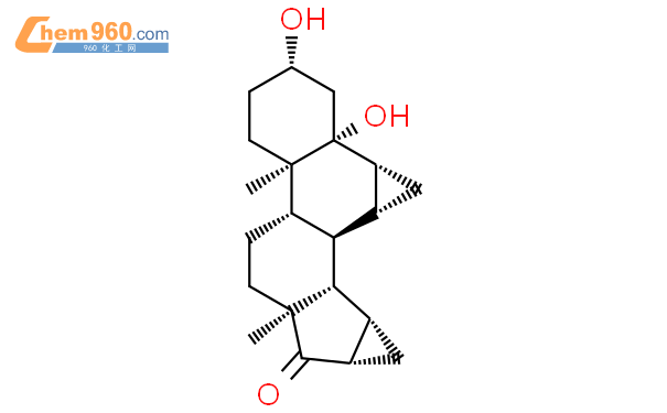 3b,5-二羟基-6b,7b:15b,16b-二亚甲基-5b-雄甾烷-17-酮结构式图片|82543-16-6结构式图片