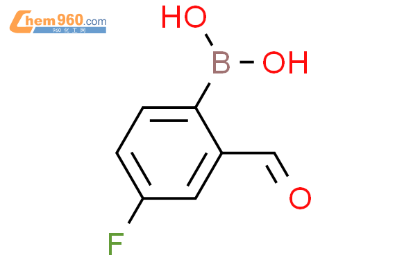 4-氟-2-醛基苯硼酸结构式图片|825644-26-6结构式图片