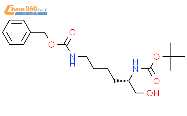 [(5S)-5-[[(叔丁基氧基)羰基]氨基]-6-羟基己基]氨基甲酸苄酯结构式图片|82689-20-1结构式图片