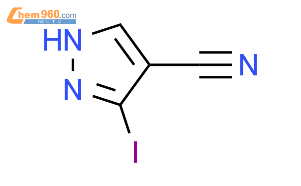 3-碘吡唑-4-甲腈结构式图片|827316-44-9结构式图片