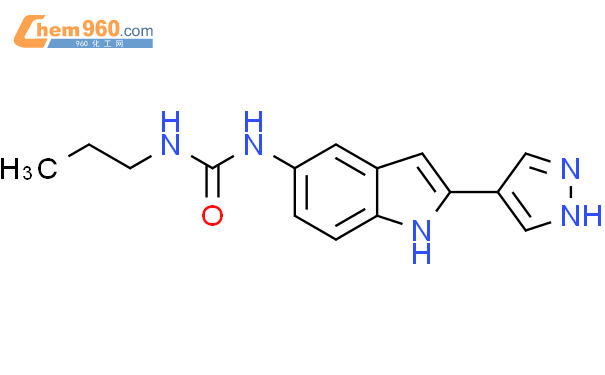 827318-42-3,Urea, N-propyl-N'-[2-(1H-pyrazol-4-yl)-1H-indol-5-yl]-化学式 ...