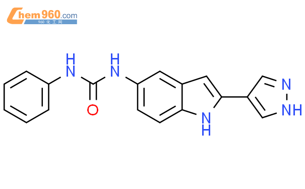 Urea N Phenyl N H Pyrazol Yl H Indol Yl Cas Urea N