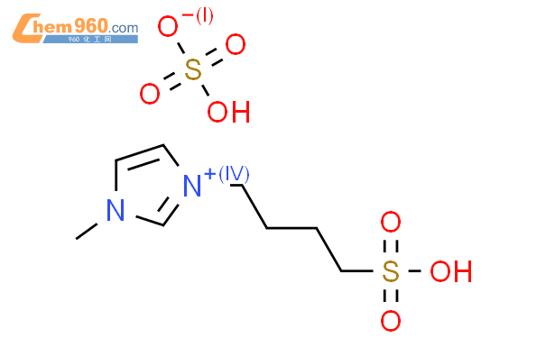 1-丁基磺酸-3-甲基咪唑硫酸氢盐结构式图片|827320-59-2结构式图片