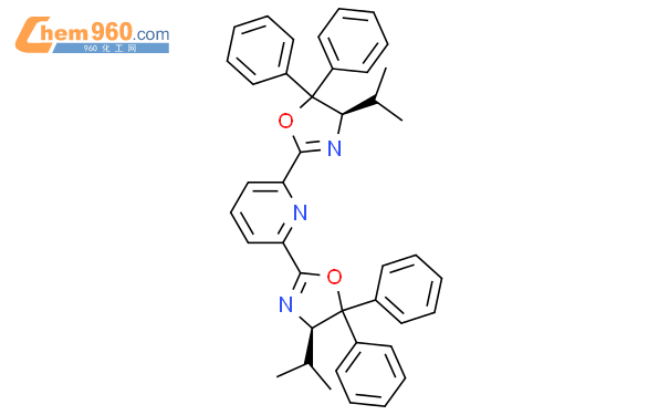 2,6-双[(4R)-4,5-二氢-4-异丙基-5,5-二苯基-2-恶唑基]吡啶