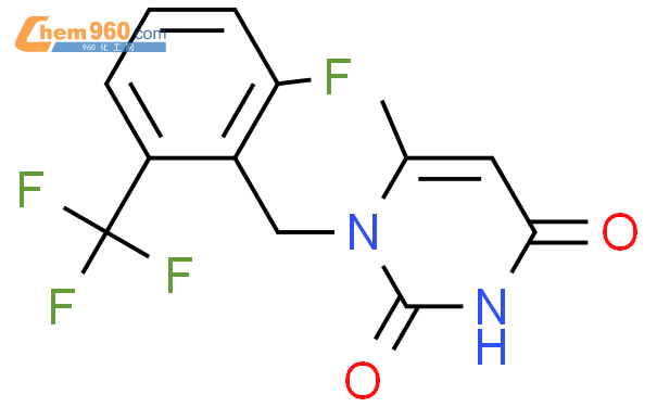 1-（2-氟-6-（三氟甲基）苄基）-6-甲基嘧啶-2,4（1H,3H） - 二酮