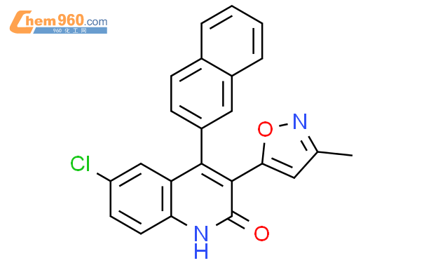 H Quinolinone Chloro Methyl Isoxazolyl Naphthalenyl