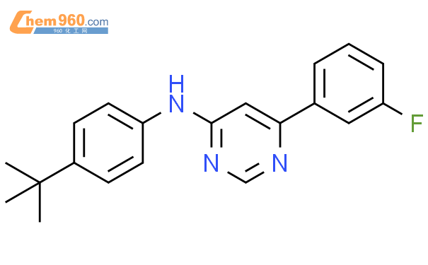 837382 89 5 4 Pyrimidinamine N 4 1 1 dimethylethyl phenyl 6 3 fluorophenyl CAS号 837382 89