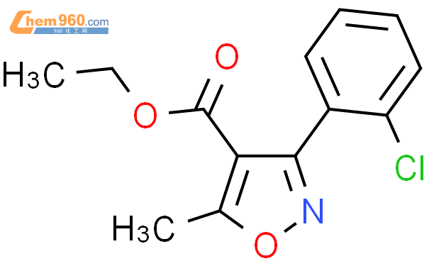 4-Isoxazolecarboxylicacid, 3-(2-chlorophenyl)-5-methyl-, ethyl ester