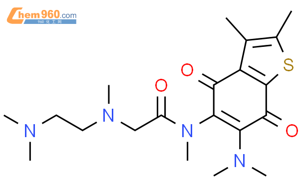 838834 46 1 Acetamide N 6 Dimethylamino 4 7 Dihydro 2 3 Dimethyl 4 7 Dioxobenzo B Thien 5 Yl