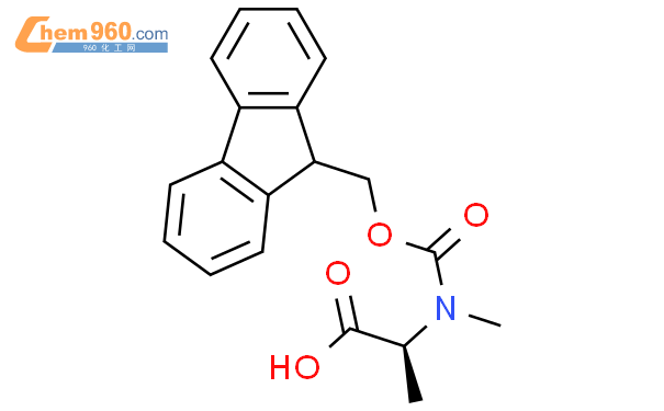 FMOC-N-甲基-L-丙氨酸结构式图片|84000-07-7结构式图片