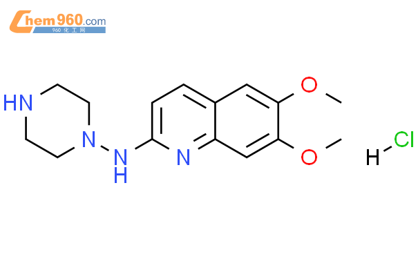 2-哌嗪基-4-氨基-6,7-二甲氧基喹唑啉盐酸盐
