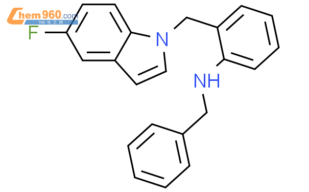 841214 52 6benzenemethanamine N 2 5 Fluoro 1h Indol 1 Ylmethyl