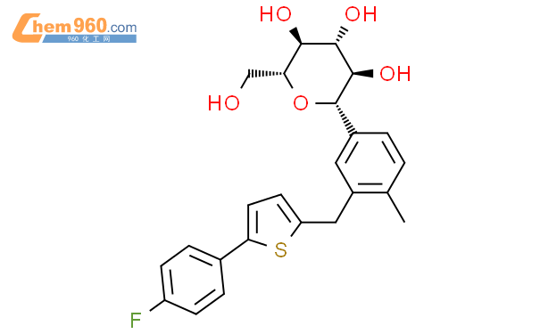 (1S)-1,5-脱氢-1-C-[3-[[5-(4-氟苯基)-2-噻吩基]甲基]-4-甲基苯基]-D-葡萄糖醇
